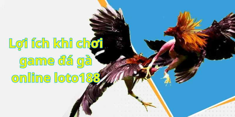 Lợi ích khi chơi game đá gà online loto188