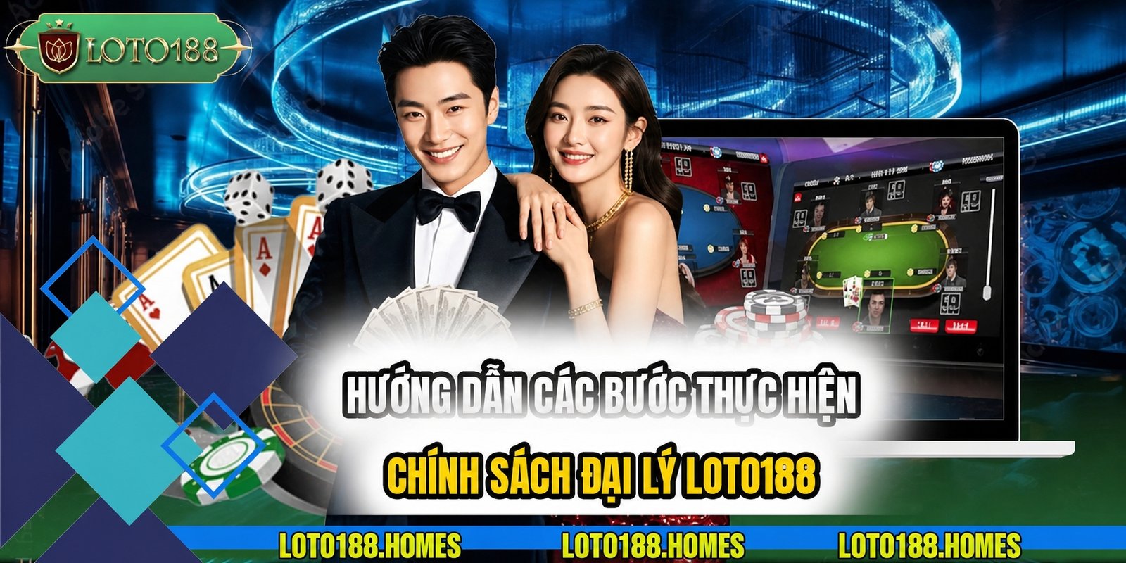 Hướng dẫn các bước thực hiện chính sách đại lý LOTO188