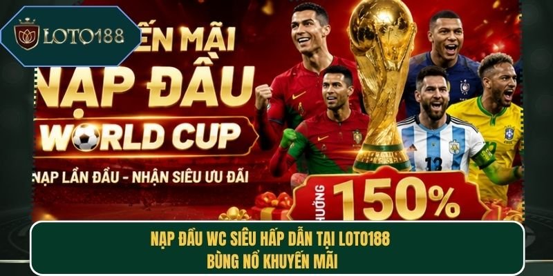 Nạp Đầu WC Siêu Hấp Dẫn Tại Loto188 - Bùng Nổ Khuyến Mãi