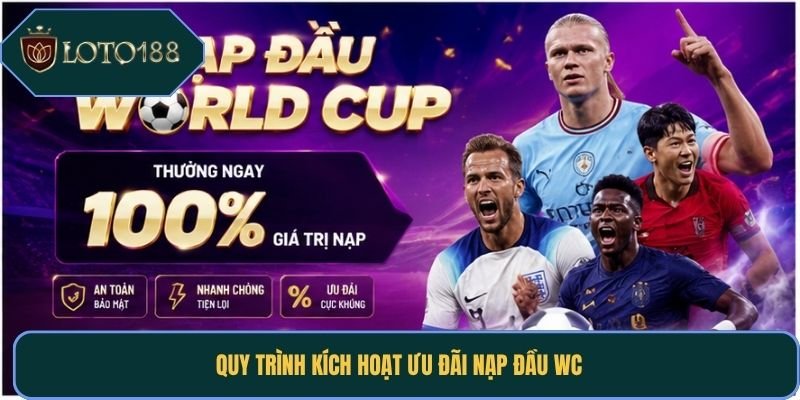 Quy trình kích hoạt ưu đãi nạp đầu WC