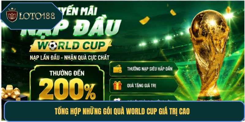 Tổng hợp những gói quà World Cup giá trị cao