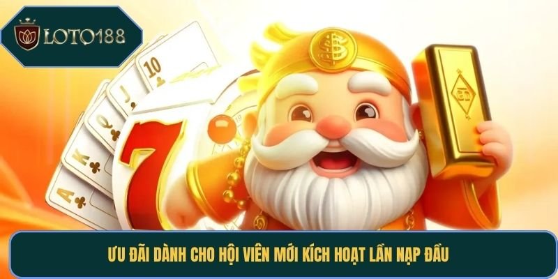 Ưu đãi dành cho hội viên mới kích hoạt lần nạp đầu